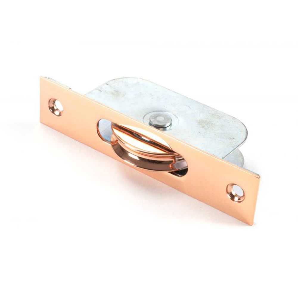 From the Anvil 1 3/4 Inch Square End Sash Pulley - Polished Bronze